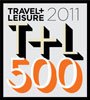 Travel + Leisure's 2011 T+L 500 list of top rated hotels around the globe