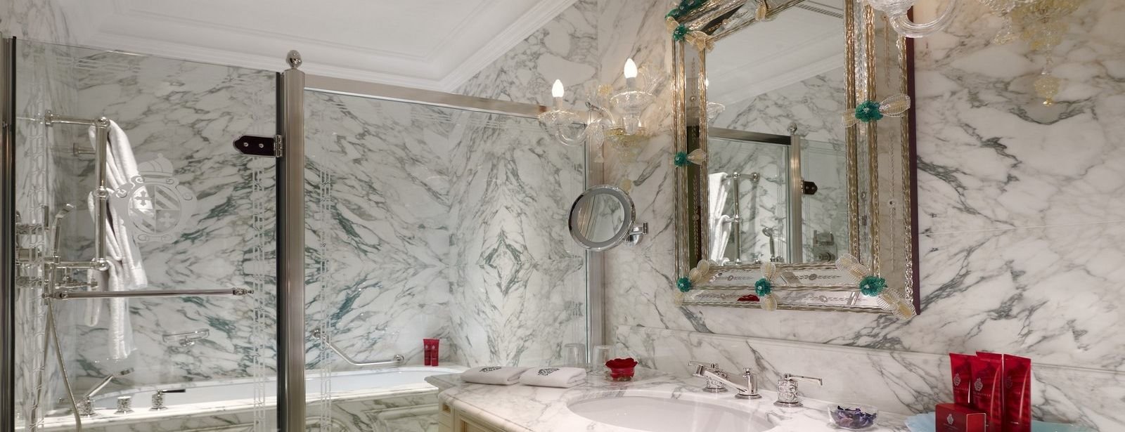 Signature Suite marble bathroom